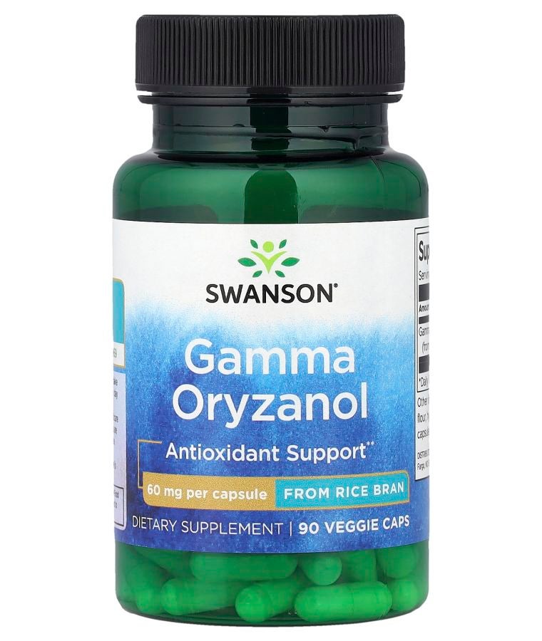 SWANSON Gamma Oryzanol 60 mg 90 Veggie Caps