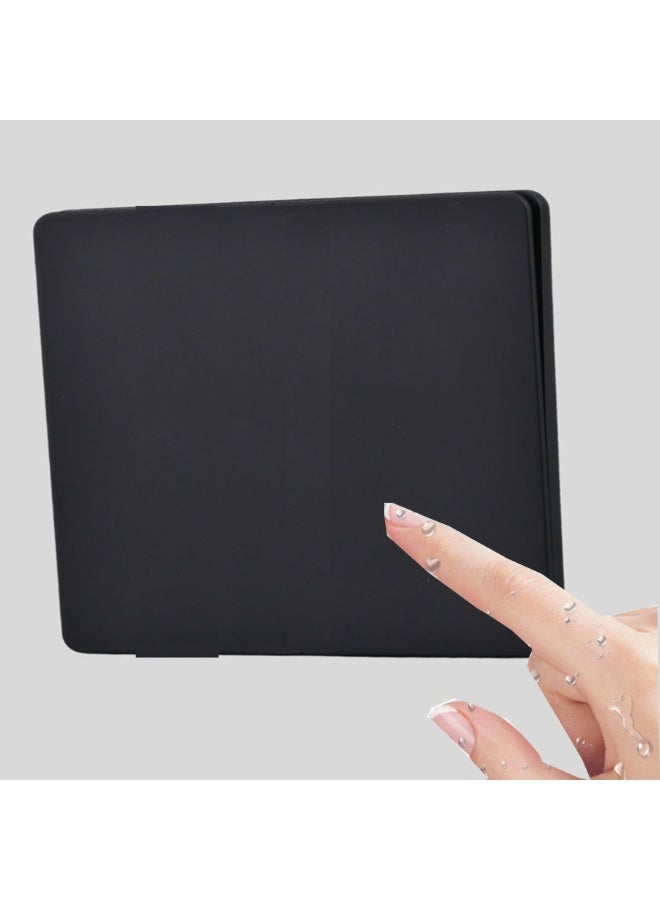 CL Single button electric switch, piano black color, modern and distinctive design. - Image 1