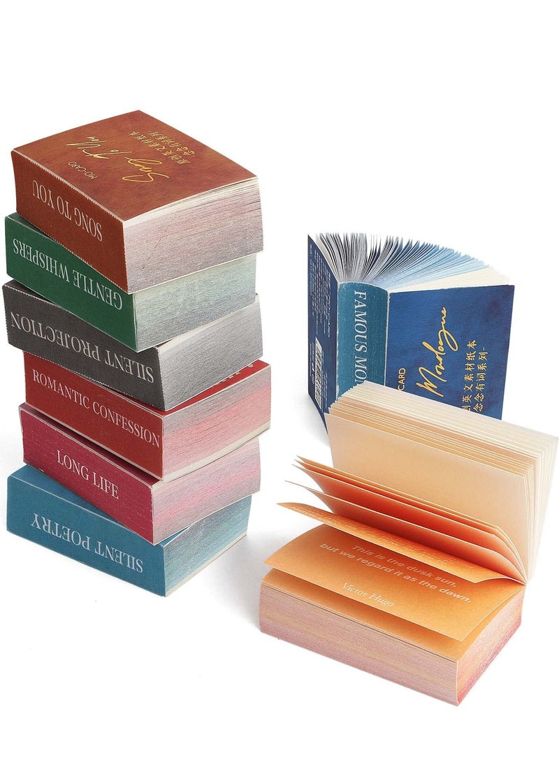 SOLARAE 800 Pcs Mini Dictionary Scrapbook Decor Craft Paper Vintage Small Dictionary Paper Scrapbook Vintage Scrapbook Supplies Scrapbook Magazine Album Notebook DIY Craft Decor - Image 1