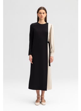Touche Contrast Color Dress  - Image 1