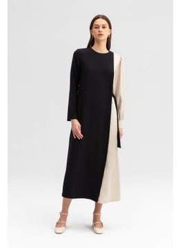 Touche Contrast Color Dress  - Image 2