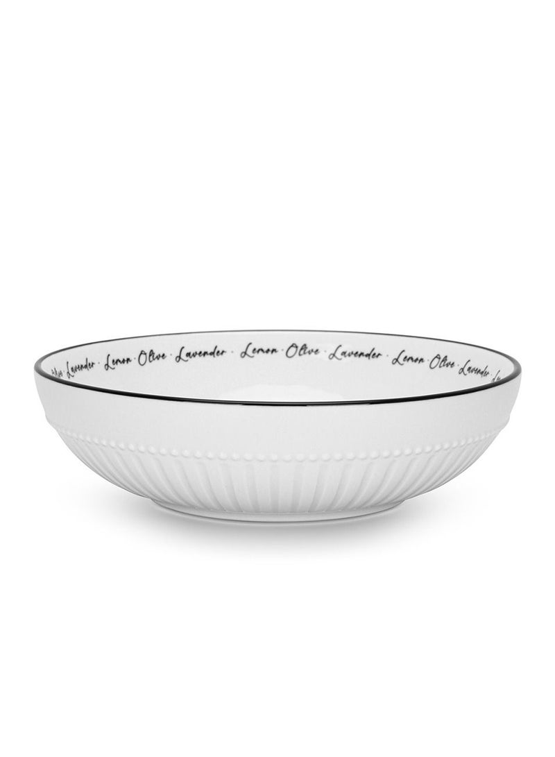 Fissman وعاء عميق 18 سم من البورسلين باللون الليموني - Image 3