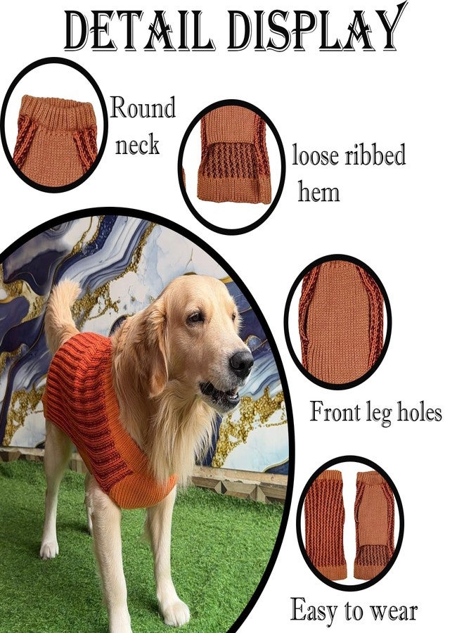 Lulala Knitted Dog Sweater for Winter - Warm Soft Acrylic Pet Pullover for Small Dogs, Cozy Stretch Puppy Sweater, Easy to Wear Winter Clothes for Pets - Image 4