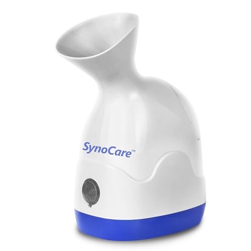 SynoCare Steamer for Cold & Cough, Vapourizer & Steamer for Face steam, Steam Inhaler & Vaporizer Machine with Nano-Ionic Technology, UV Steam Sterilization, Fast Mist in 50sec, Aroma Diffuser Tray & 1 Year Warranty - Image 1