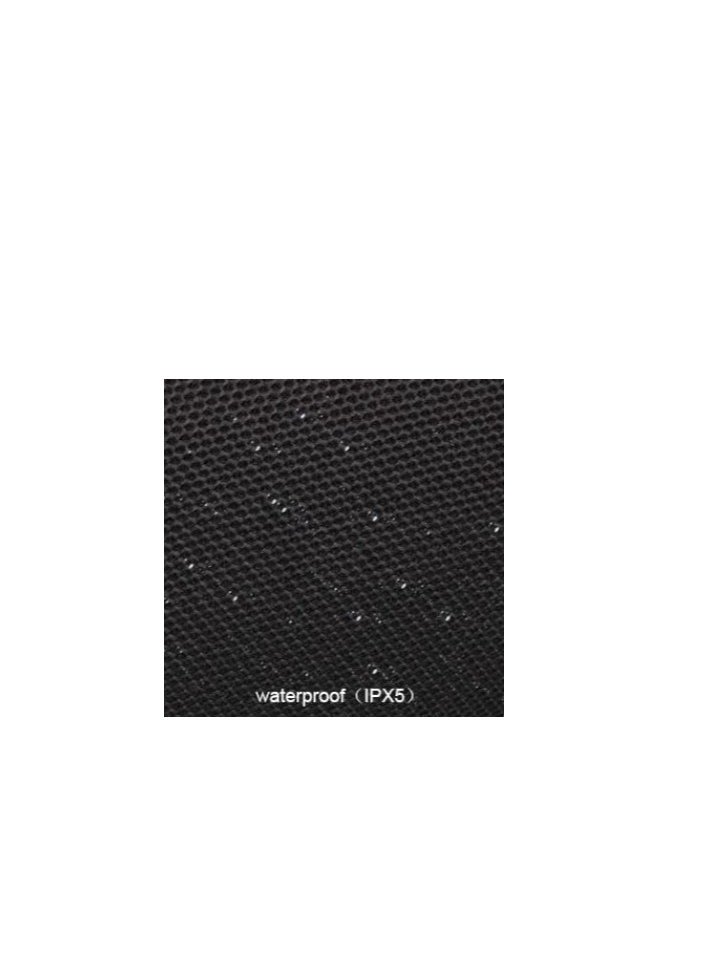 Kisonli - Kisonli Q19 Waterproof IPX5 Portable Two Bass TWS Wireless BT 5.1 Speaker with TF USB FM AUX Black - Image 1