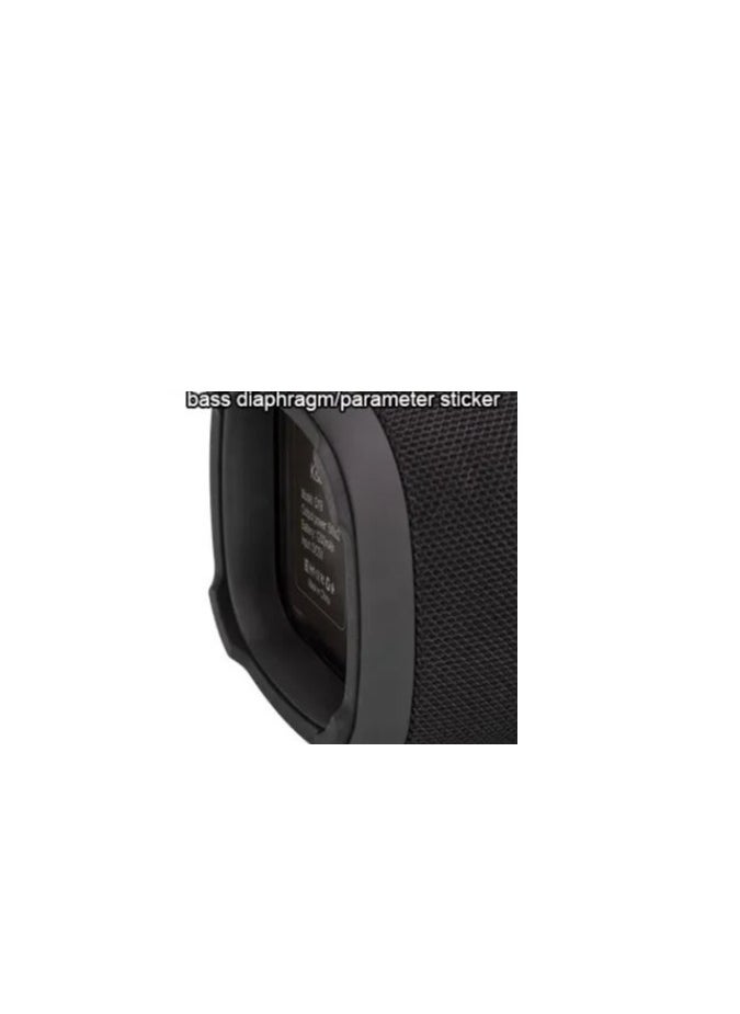 Kisonli - Kisonli Q19 Waterproof IPX5 Portable Two Bass TWS Wireless BT 5.1 Speaker with TF USB FM AUX Black - Image 1