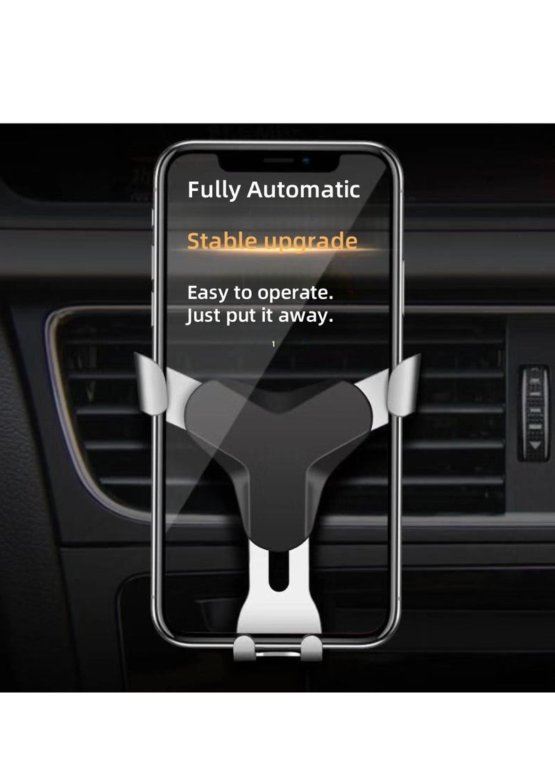 Air Vent Car Phone Holder Car Phone Holder with One-Click Release 360 ​​Degree Rotating Phone Air Vent Holder Compatible with iPhone Samsung etc - Image 3