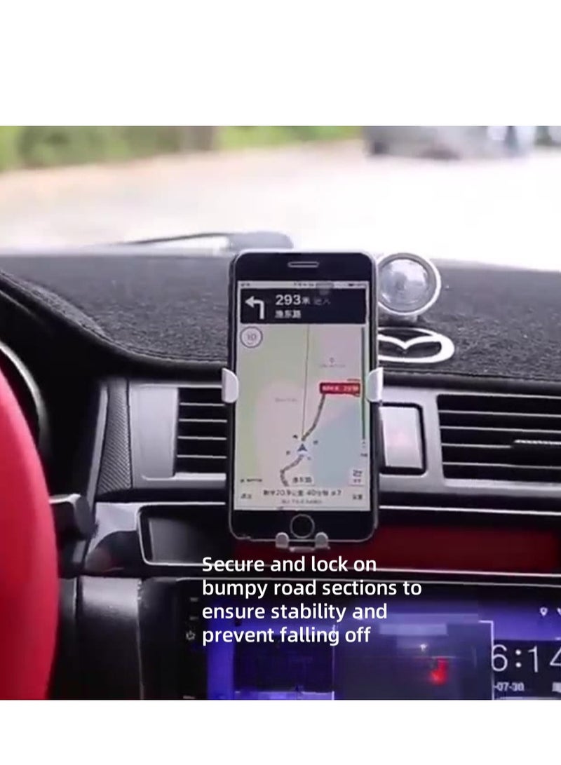 Air Vent Car Phone Holder Car Phone Holder with One-Click Release 360 ​​Degree Rotating Phone Air Vent Holder Compatible with iPhone Samsung etc - Image 4