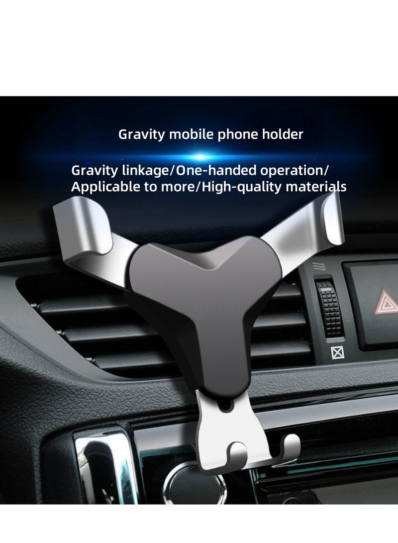 Air Vent Car Phone Holder Car Phone Holder with One-Click Release 360 ​​Degree Rotating Phone Air Vent Holder Compatible with iPhone Samsung etc - Image 1