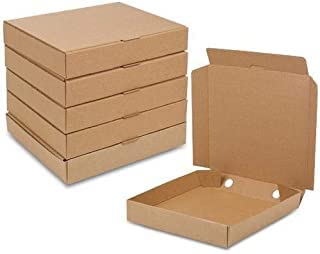 MOHIL ENTERPRISE 7 Inch Brown Pizza Box Size 7 X 7 X 175 set of 25 pcs 