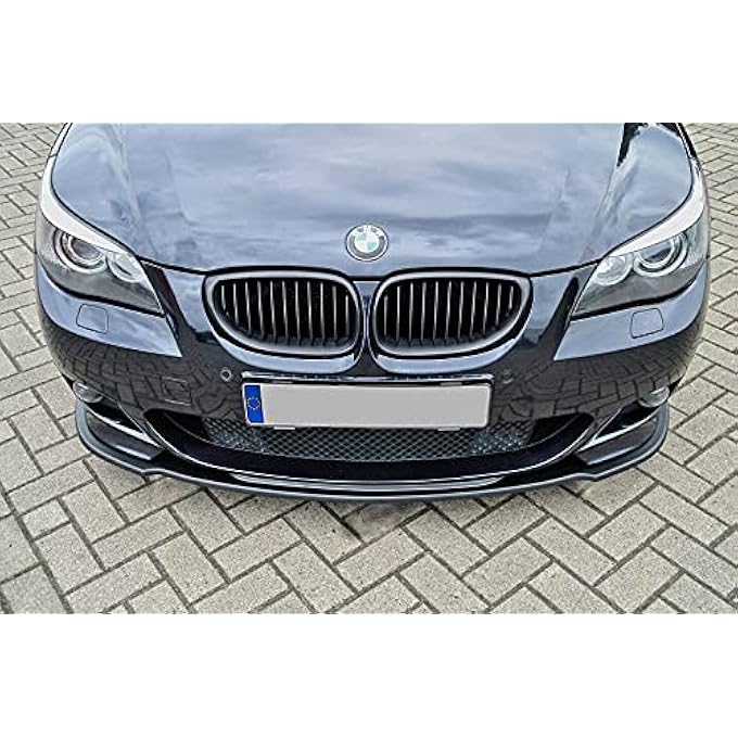 ProTuning Black Gloss Front Bumper spoiler/skirt/valance For 5er E60+E61 2003-2010 M-Sport - Image 1