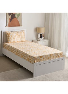 Home Box Matrix 2-Piece Coral Single Flat Sheet Set 240 x 140 cm  - Image 1