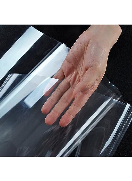 Generic SelfAdhesive Laminating Roll 2FT x 30FT Clear Transparent Oil Proof Waterproof Vinyl Roll Self Sealing No Heat Laminate Sheets Stickers for Cupboard Furniture Doors  - Image 3