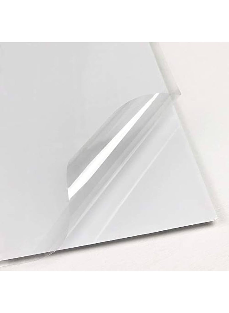 Generic SelfAdhesive Laminating Roll 2FT x 30FT Clear Transparent Oil Proof Waterproof Vinyl Roll Self Sealing No Heat Laminate Sheets Stickers for Cupboard Furniture Doors  - Image 1