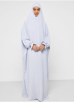 Prayer Dress With Shirred Sleeve Detail