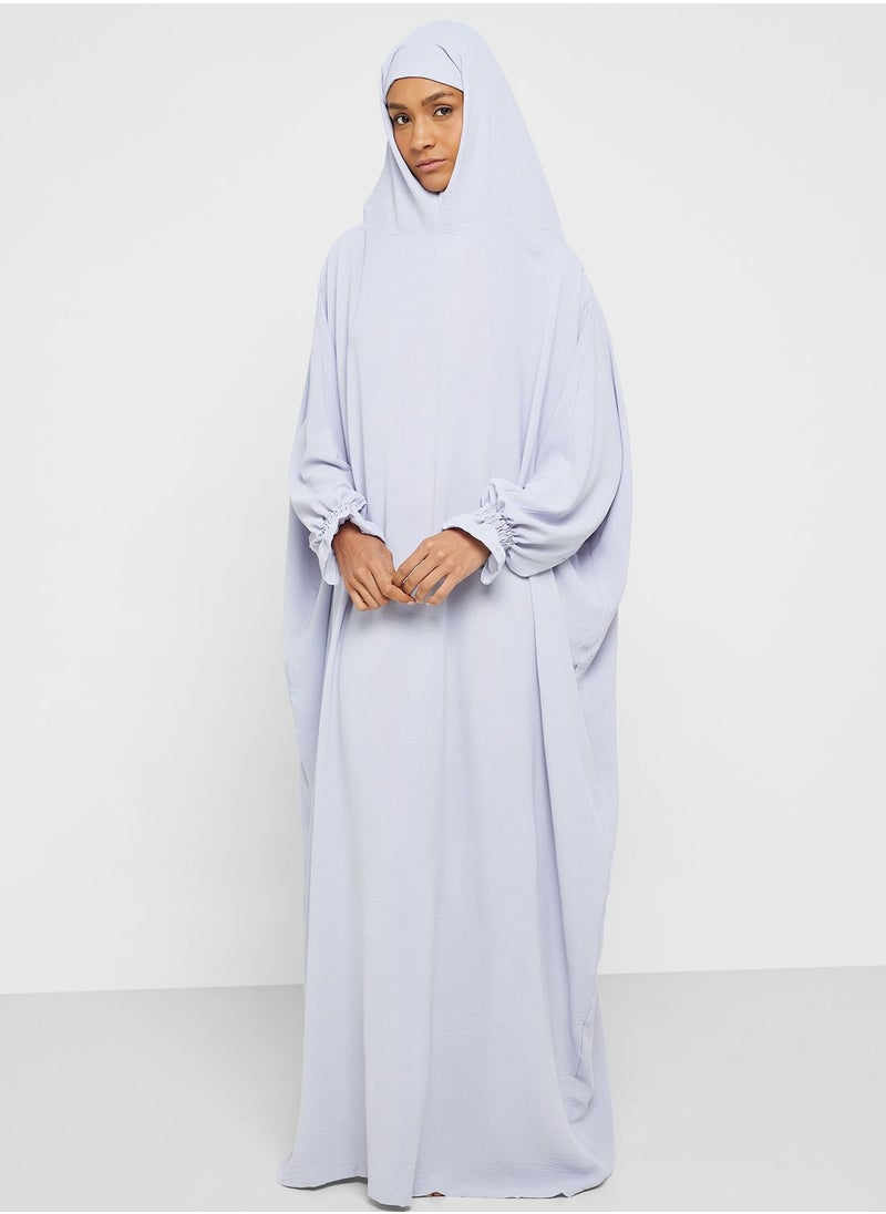 hayas closet - Prayer Dress With Shirred Sleeve Detail - Image 1