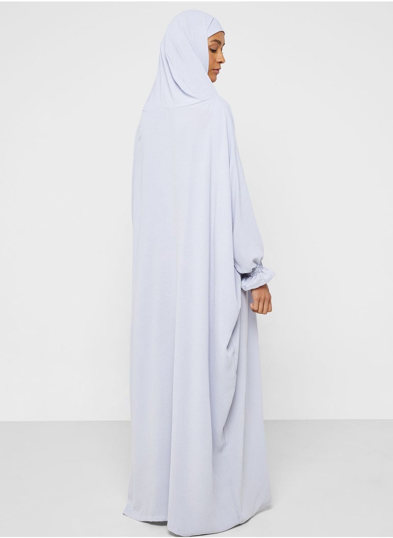 hayas closet - Prayer Dress With Shirred Sleeve Detail - Image 1