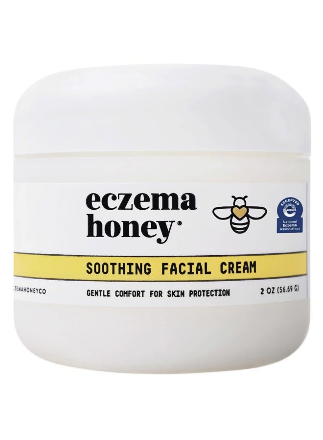 ECZEMA HONEY Soothing Facial Cream - Eczema Lotion for Face, Eyelids, Lips, and More - Natural Dry Skin Repair (2 Oz) - Image 1