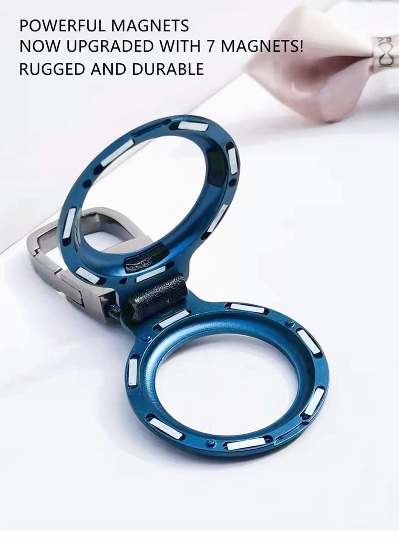 Excefore AirTag Holder, AirTags Holder with Keychain Compatible with Apple AirTag Cover 2-Pack - Image 2