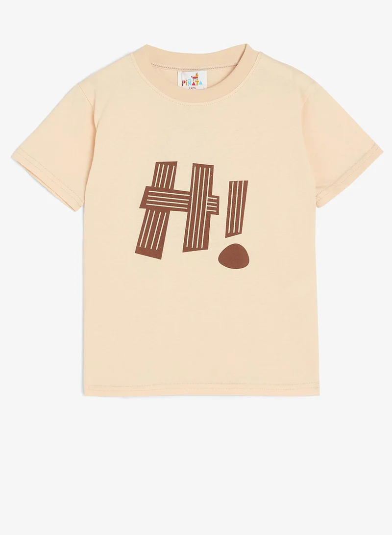 Pinata Printed Cotton Basic Tshirt