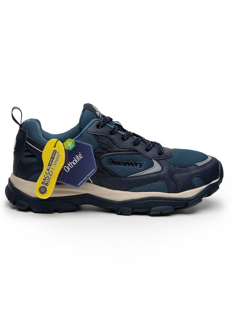 Bacca Bucci x Discovery Trek 0.1 Men's Trekking & Trail Hiking Shoes Glacier Depth UK 6 - Image 5