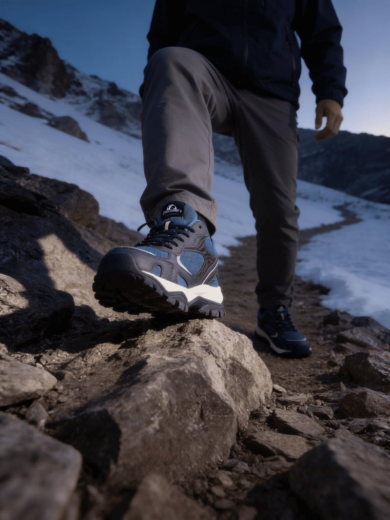 Bacca Bucci x Discovery Trek 0.1 Men's Trekking & Trail Hiking Shoes Glacier Depth UK 6 - Image 3