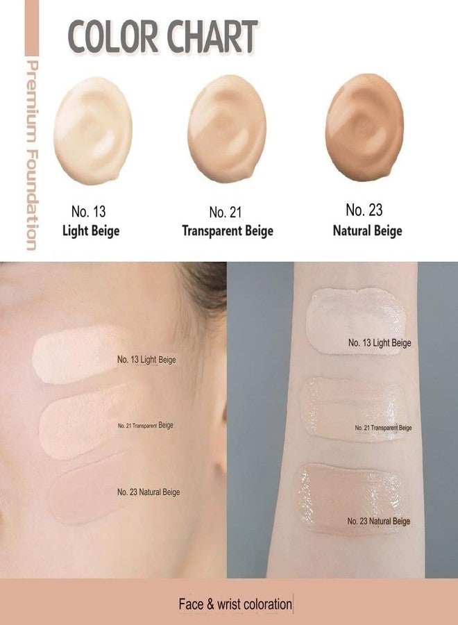 Enough Ultra X10 Cover Up Collagen Foundation, SPF50+ PA+++, 13 Light Beige, 3.53 oz (100 g) - Image 3