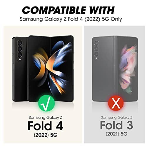 SUPCASE for Galaxy Z Fold 4 Case with Stand BeltClip Unicorn Beetle Builtin Screen Protector MilitaryGrade Drop Protection Heavy Duty Protective Phone Case for Samsung Fold 4 Black - Image 3