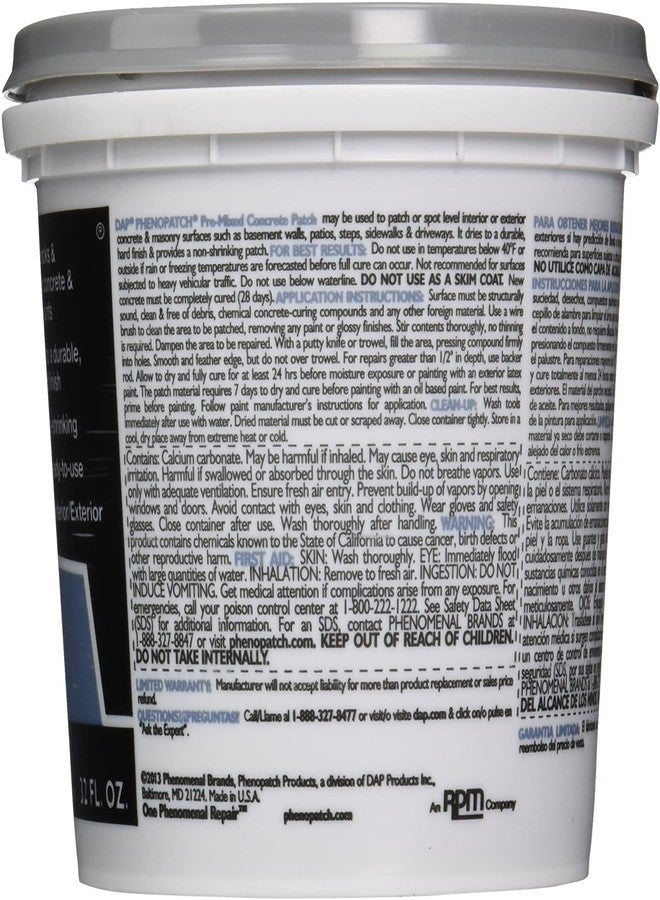 Dap Pre-Mixed Concrete Patch,2 PACK - Image 3