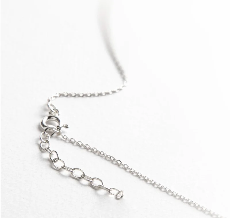Minza  Minza “Florence” Women’s Necklace, Sterling Silver 925 & Red Agate Stones, Delicate Chain Necklace for Women, Minimalist Handmade Necklace, Jewelry for Casual & Special Occasion. for Women | Best Price UAE
