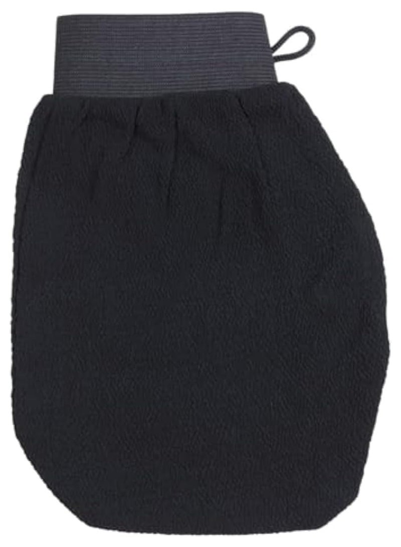 Exfoliating Gloves Exfoliating Body Scrubber Exfoliating Mitts for Body Exfoliating Gloves Dead Skin Exfoliator Scrubber for Women Bath Shower Spa (Black)  - Image 1