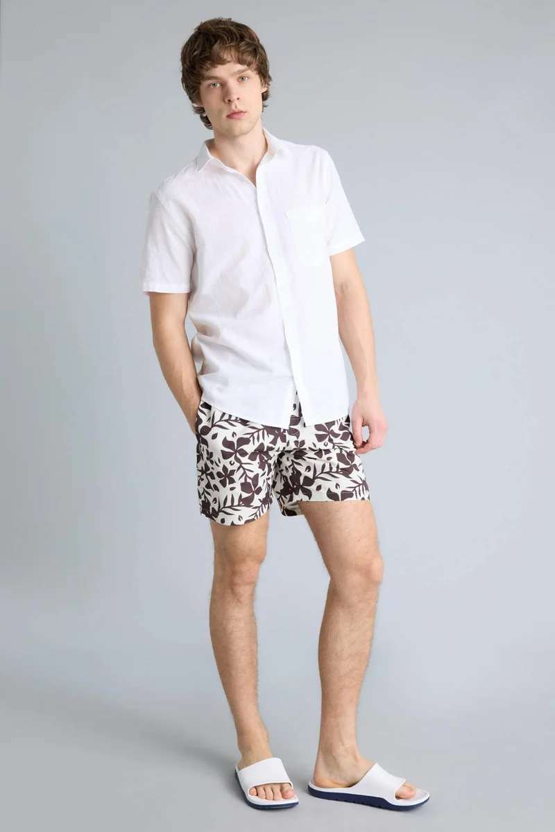 Defacto  Printed Swim Shorts for Men | Best Price UAE