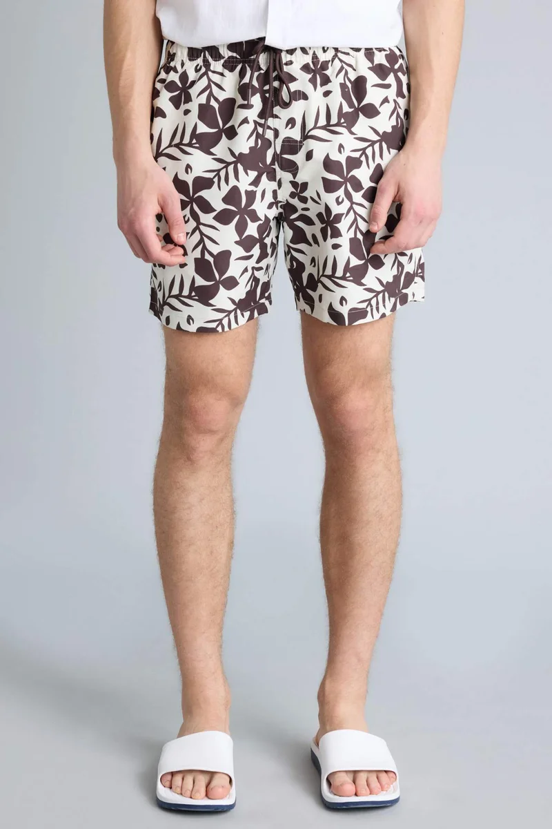 Defacto  Printed Swim Shorts for Men | Best Price UAE