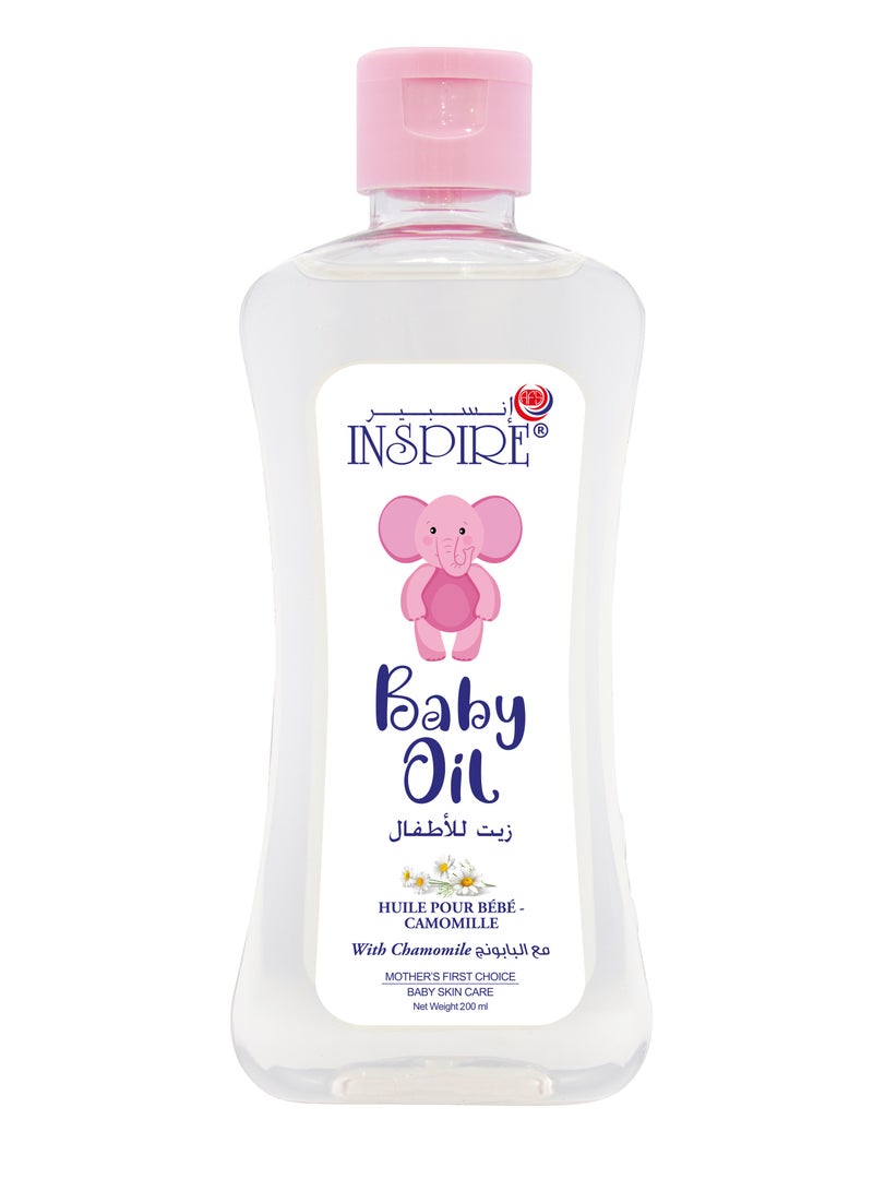 Inspire زيت الأطفال بالبابونج 200 مل