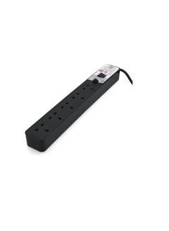Brennenstuhl Brennenstuhl Ecolor 5-way extension lead in polished black (1,5m cable, On/Off switch, 5 connectors)  - Image 2