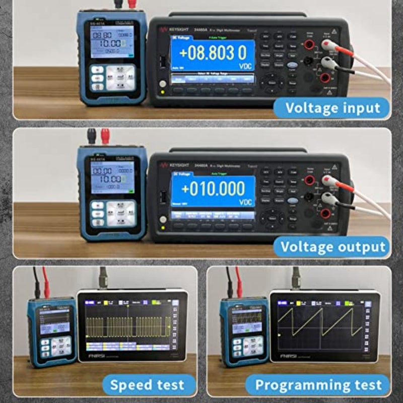 Portable Handheld 0-10V 4-20mAh Adjustable Current Voltage Simulator Signals Generator Sources Calibrator Transmitters with 2.4 Inch LCD Display Screen - Image 4