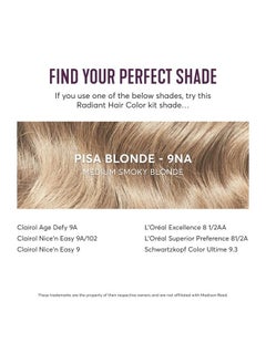 Madison Reed Radiant Hair Color Kit, Medium Smoky Blonde for 100% Gray Coverage, Ammonia-Free, 9NA Pisa Blonde, Permanent Hair Dye, Pack of 1  - Image 5