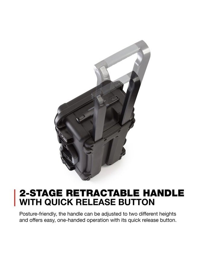 Nanuk - Wheeled Series 935 Lightweight NK-7 Resin Waterproof Protective Case and Foam Insert - Black - Image 1