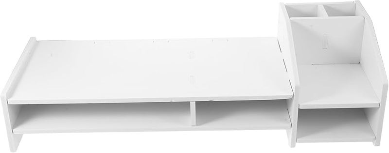 Computer Monitor Stand With Storage 63x23cm Ergonomic Desk Riser For Home Office - Image 1