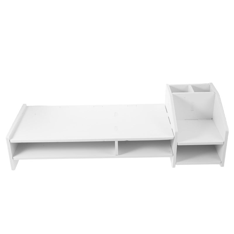 Computer Monitor Stand With Storage 63x23cm Ergonomic Desk Riser For Home Office - Image 2