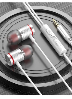 Generic New in-ear music earphone earplugs (white)  - Image 1