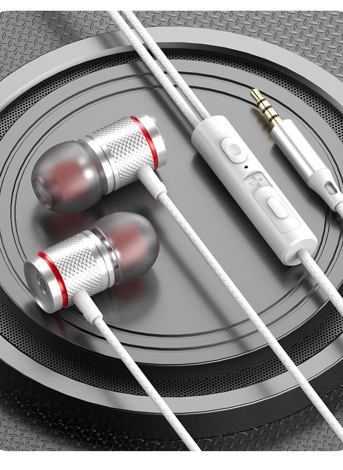 Generic New in-ear music earphone earplugs (white)  - Image 1