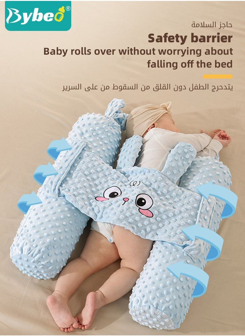 2 PCS Baby Anti Roll Side Sleep Pillow With Connecting Bands, Adjustable Infant Positioning Neck Back Cushion Accompany Sleeping Pillows for Unisex Toddlers - pzsku/Z293DED809E7AAB8D8F64Z/45/_/1691403969/c09b2375-b23e-4e28-a0f1-b98b423aea25