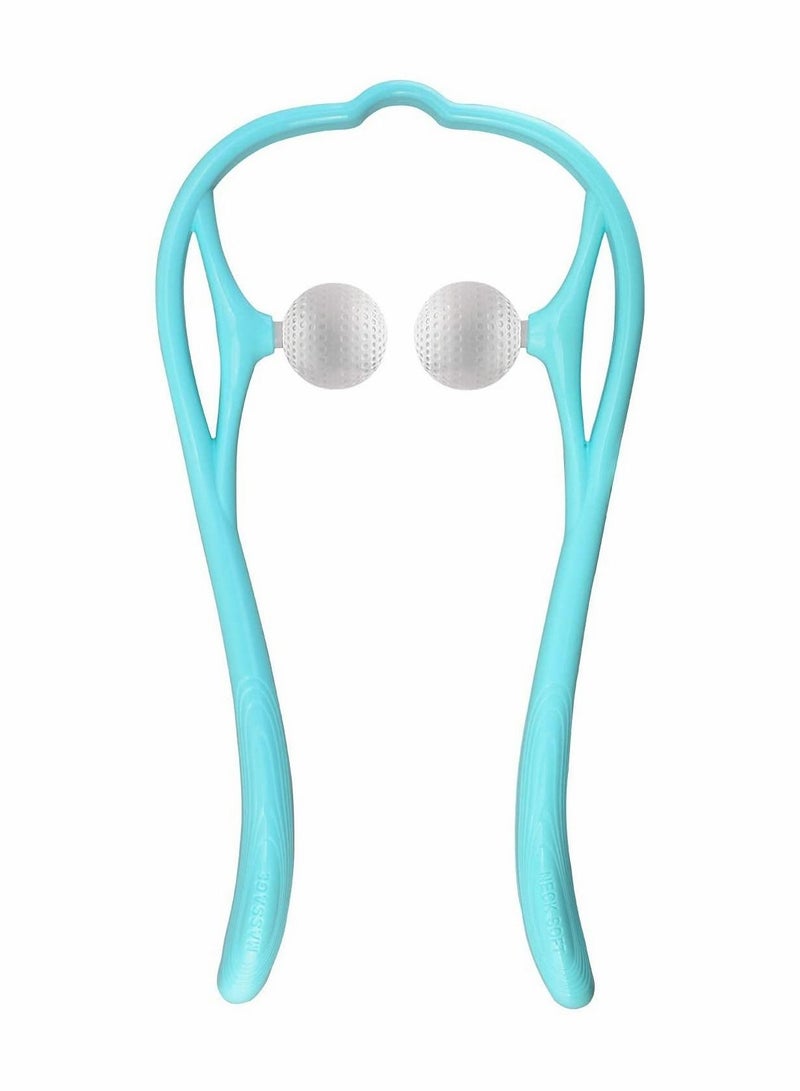 Neck Massager, Manual Self-Muscle Massage, Shoulder Acupressure Trigger Points, Deep Tissue Massage - Image 1
