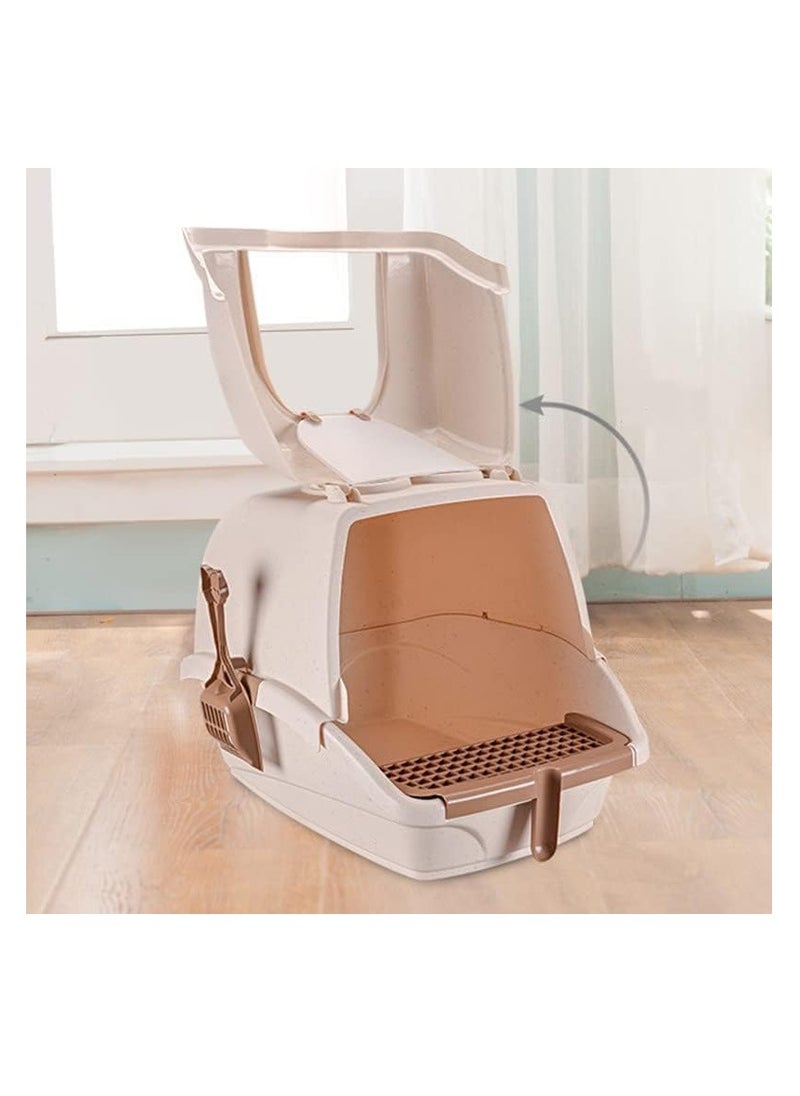 Dubkart - Cat Litter Box Closed Cat Toilet Box Pan - Image 1