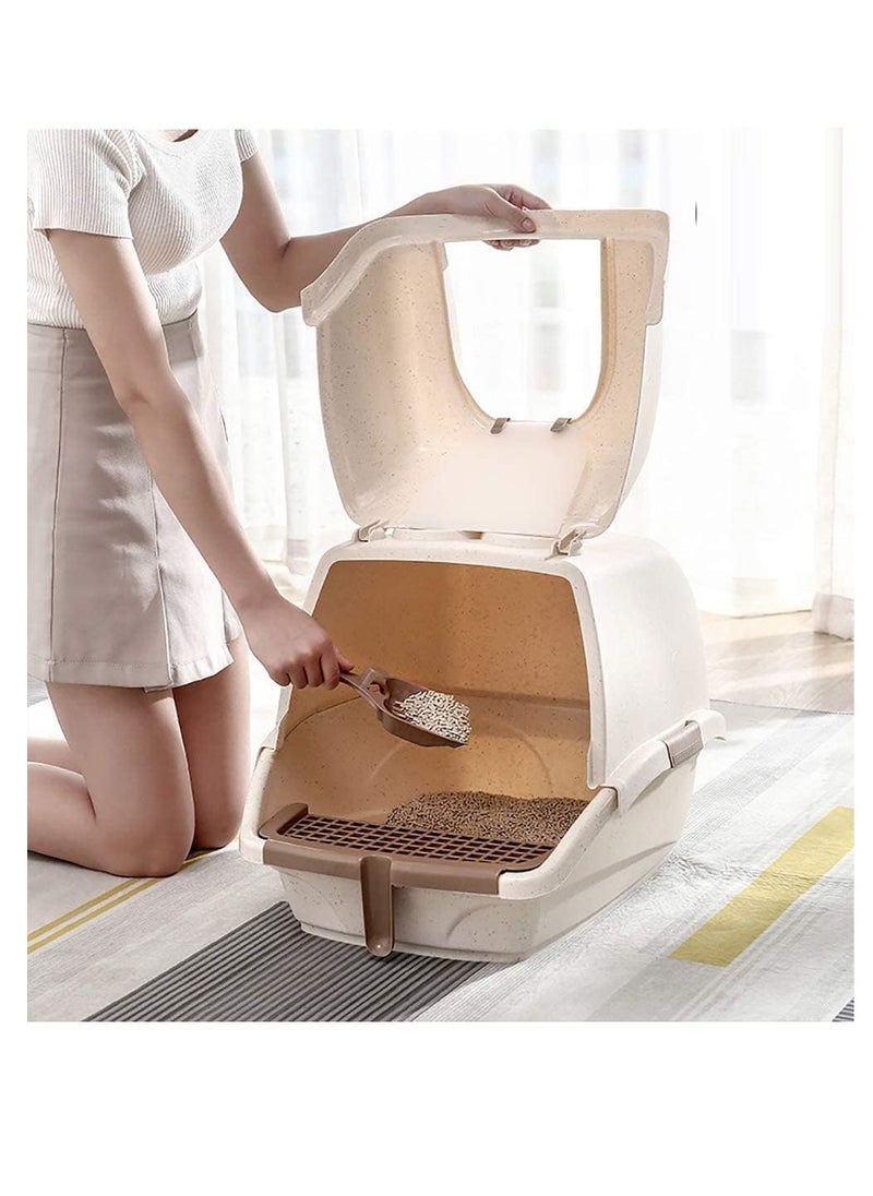 Dubkart - Cat Litter Box Closed Cat Toilet Box Pan - Image 1