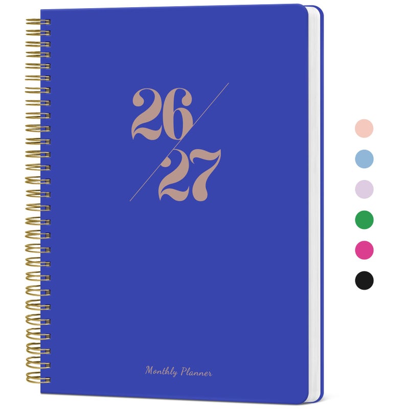 Taja Monthly Planner 2026-2027, 2 Year Months Calendar Planner 2026-2027, Runs from January 2026 - Decembe 2027, 7" x 10", 24 Months, Perfect for School Office Home Planning - Royal Blue - Image 1