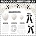 Charnoel Pearl White Balloon Garland Arch Kit 153 Pcs Garland Balloon Bow Pearl Sticker Party Decor for Wedding Bridal Engagement Coquette Birthday Party Decorations - Image 4