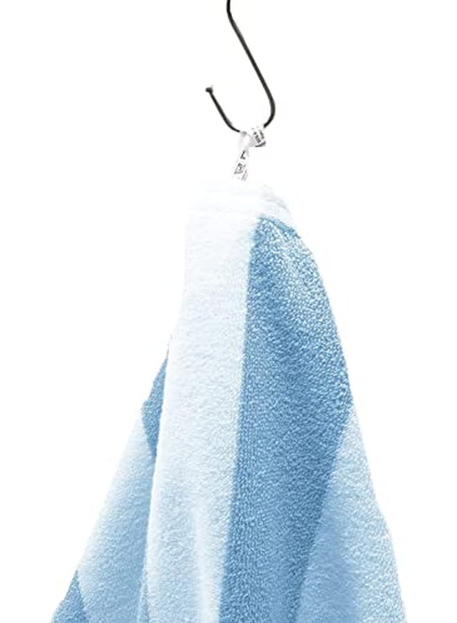 Signoola 2 Kids Bath towels 50 x 100 cm Light Blue Stripes, 100% cotton. - Image 4