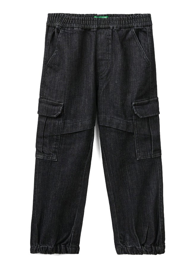 Benetton - Jogger Fit Jeans With Pockets - Image 1